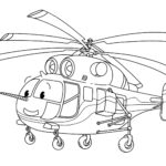 Helikopter Ausmalbild
